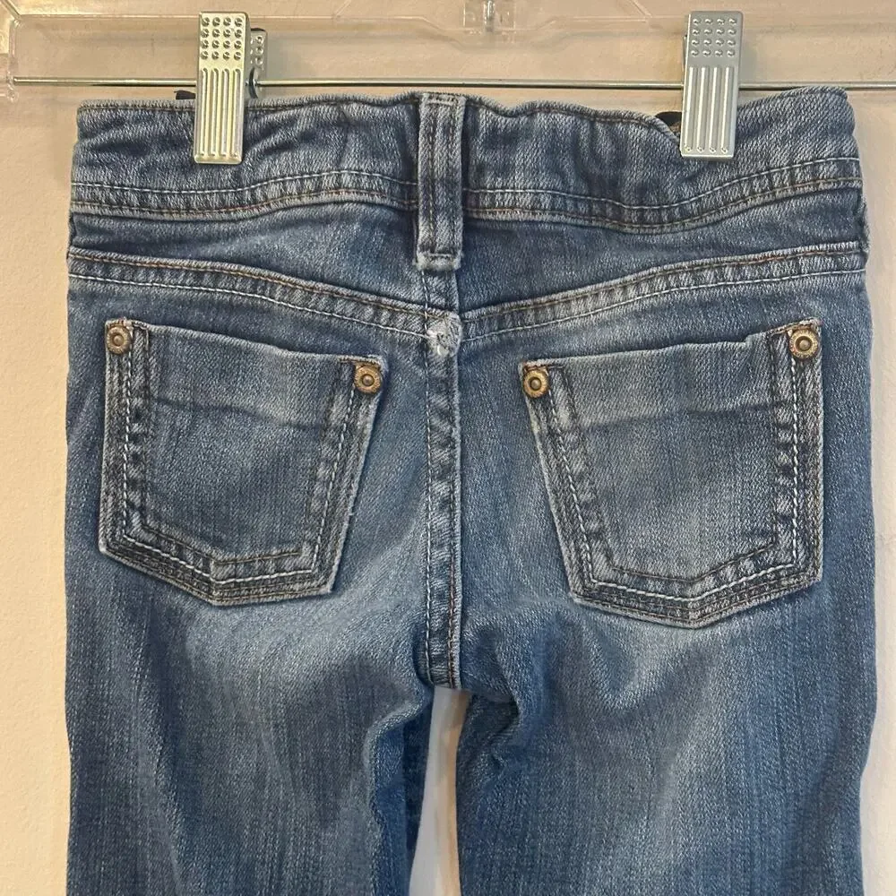 Girls Old Navy The Darling Boot-Cut Jeans sz 6 SLIM adjustable waist